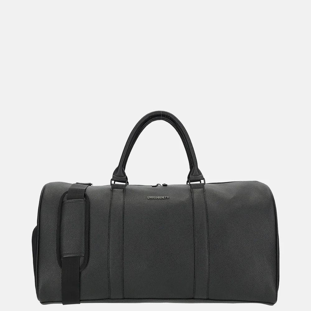 Enrico Benetti Sienna lederlook weekendtas 50 cm zwart