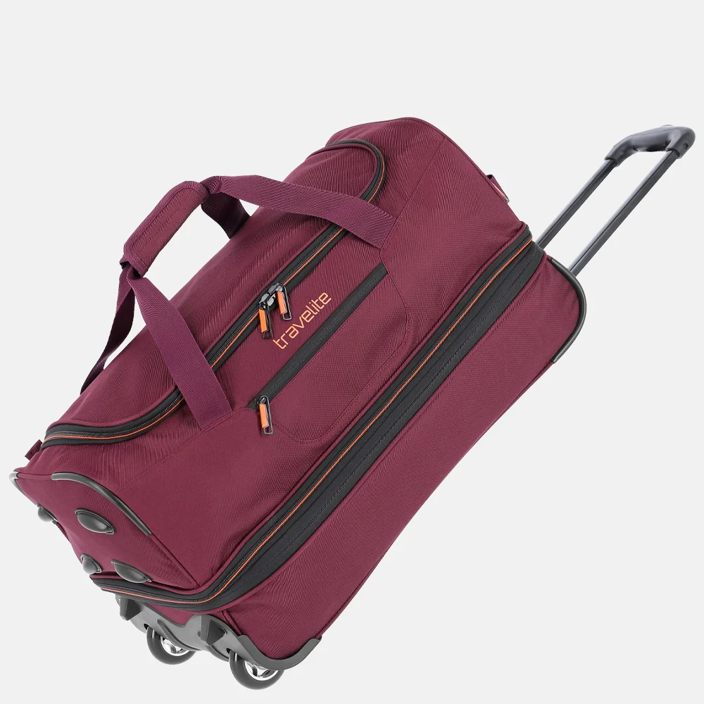 Travelite Basics reistas 55 cm dark red bij Duifhuizen
