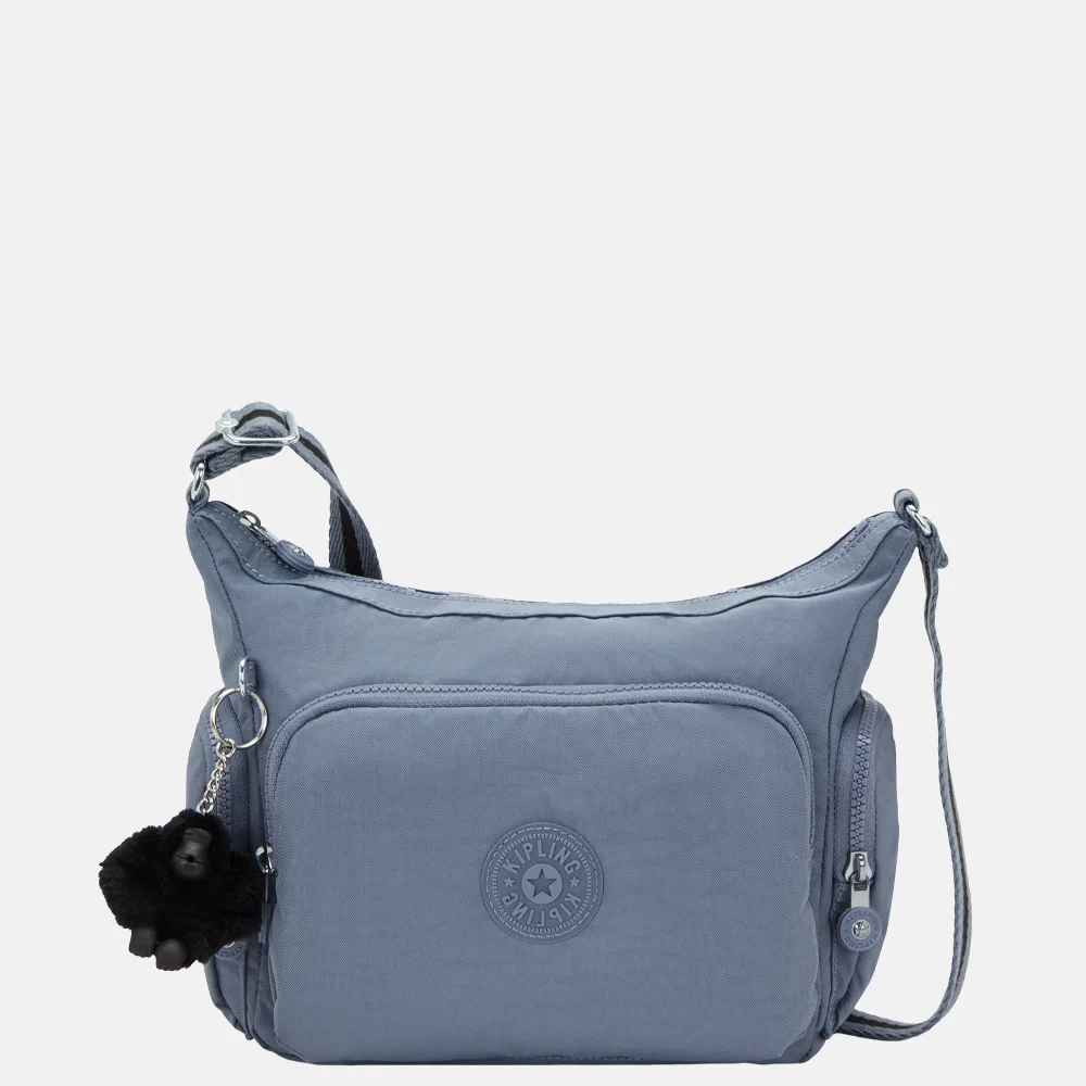 Kipling Gabb schoudertas S blue stone