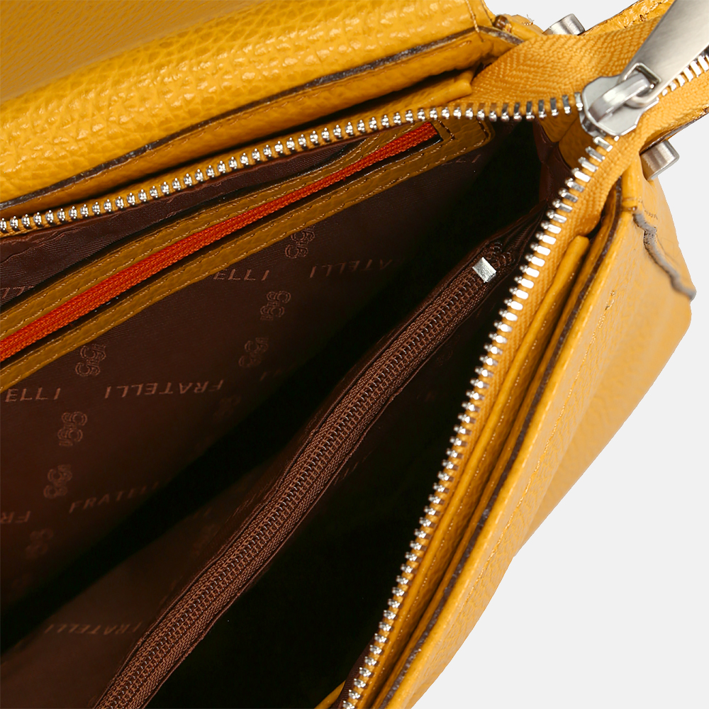 GiGi Fratelli schoudertas yellow gold bij Duifhuizen