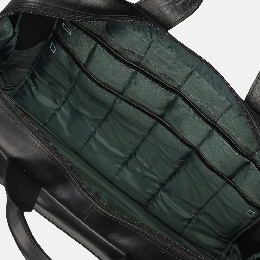 Jost Aarhus laptoptas 15 inch black bij Duifhuizen