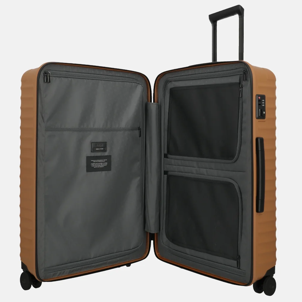 Titan Upgrade reiskoffer 75 cm canyon bronze bij Duifhuizen