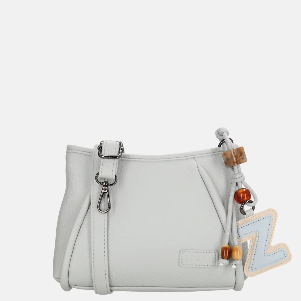Zebra Trends Sofie crossbody tas light blue bij Duifhuizen