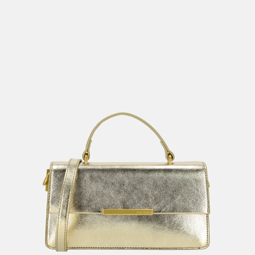 Ted Baker Rennyee schoudertas gold-col bij Duifhuizen