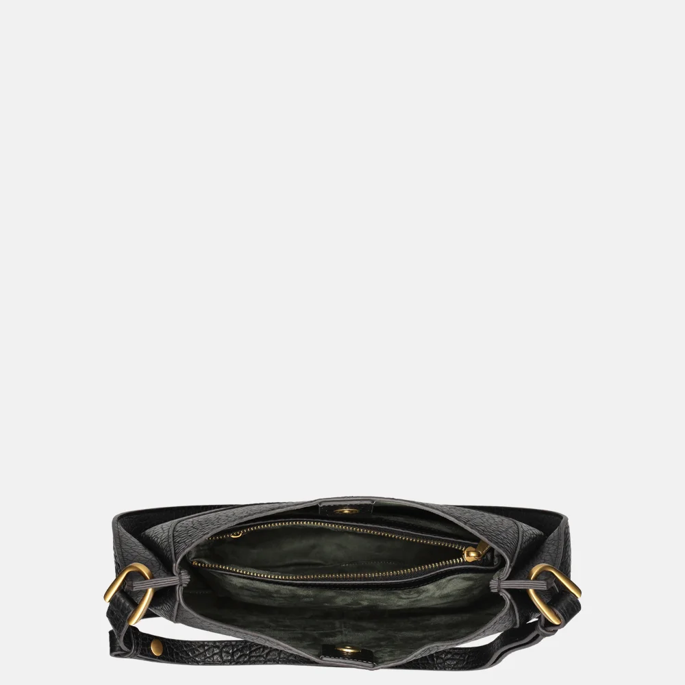 Smaak Amsterdam Ravel Printed buideltas black bij Duifhuizen