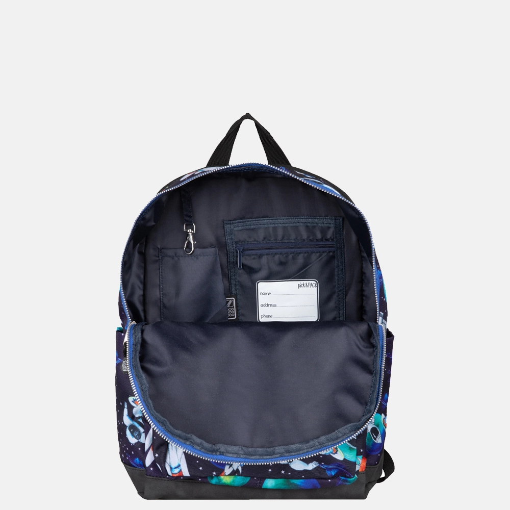 Pick & Pack Space kinderrugzak M navy bij Duifhuizen