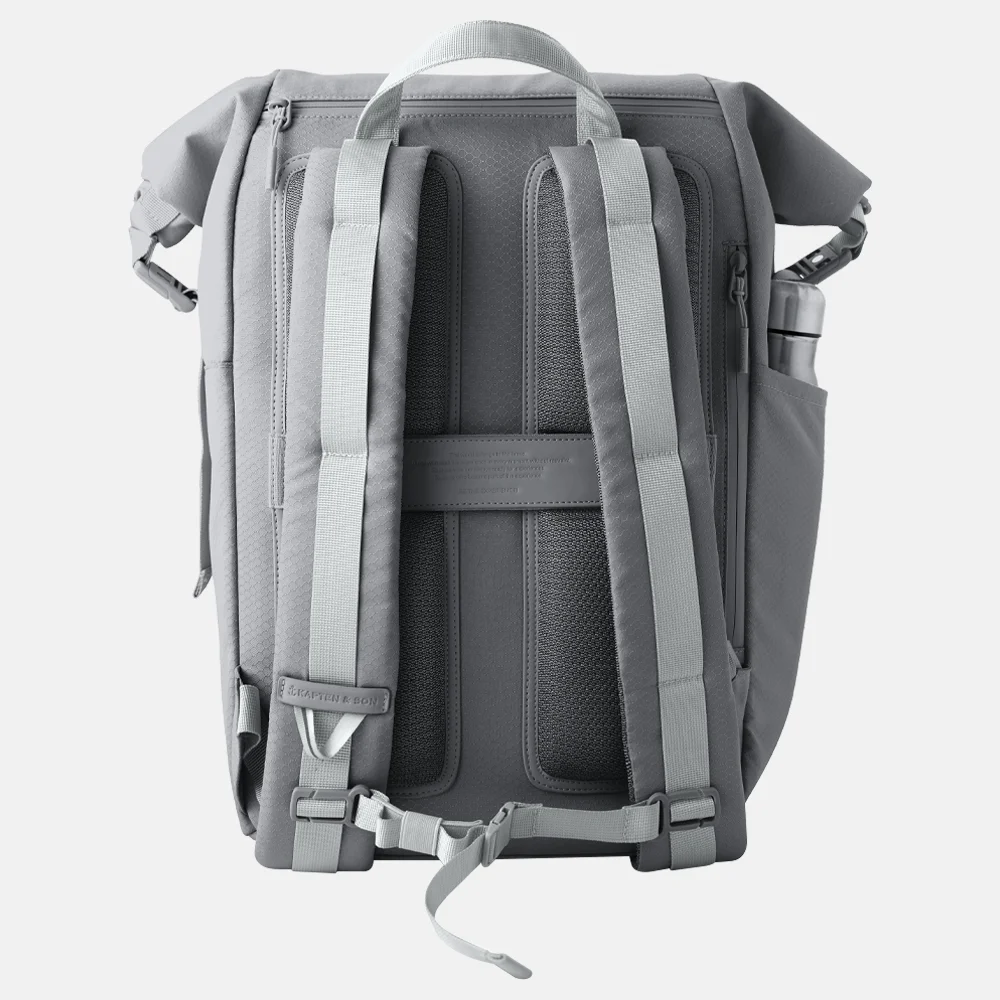 Kapten & Son Yoho rugzak 16 inch stone grey bij Duifhuizen