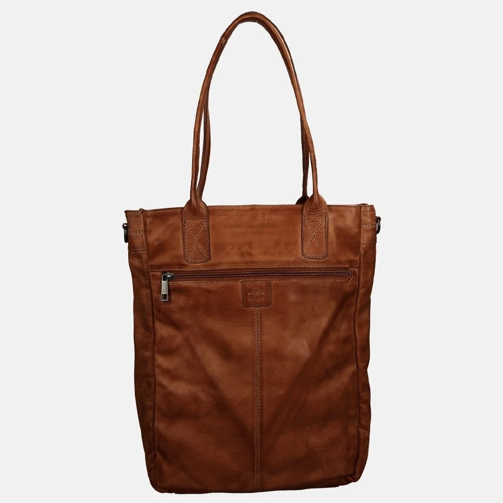 Bear Design Becky shopper 15 inch cognac bij Duifhuizen
