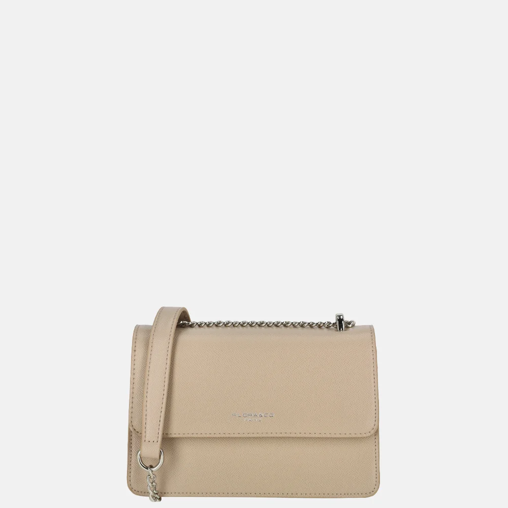 Flora & Co schoudertas beige