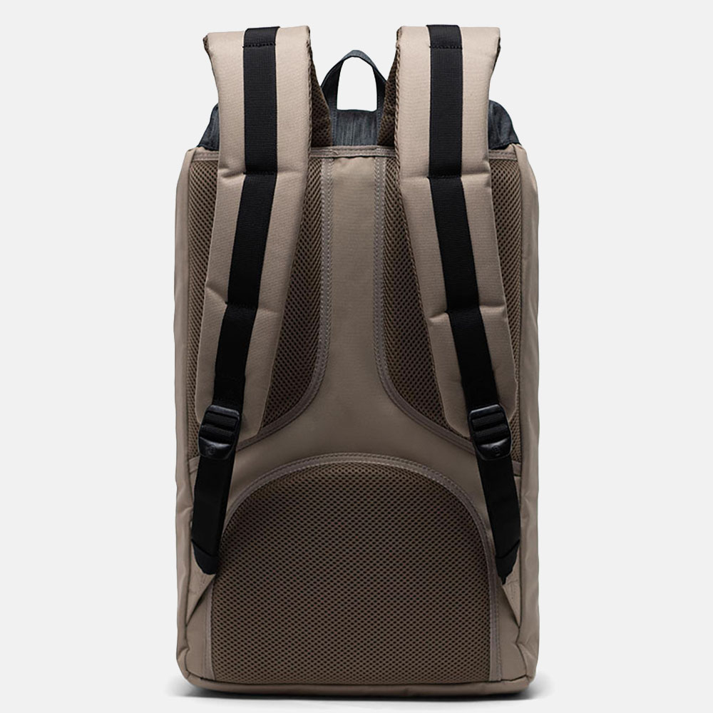 Herschel Little America rugzak 15 inch timberwolf/black denmin bij Duifhuizen