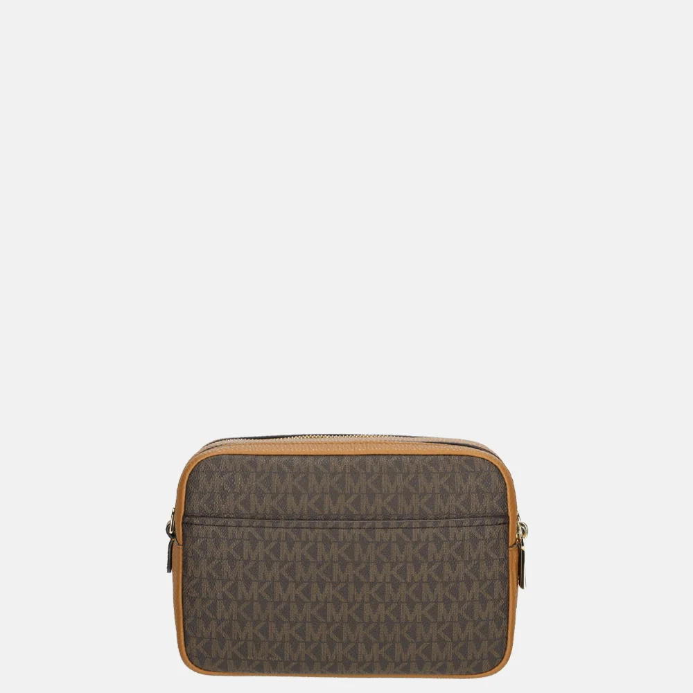 Michael Kors Bryant crossbody tas M brown/acorn bij Duifhuizen