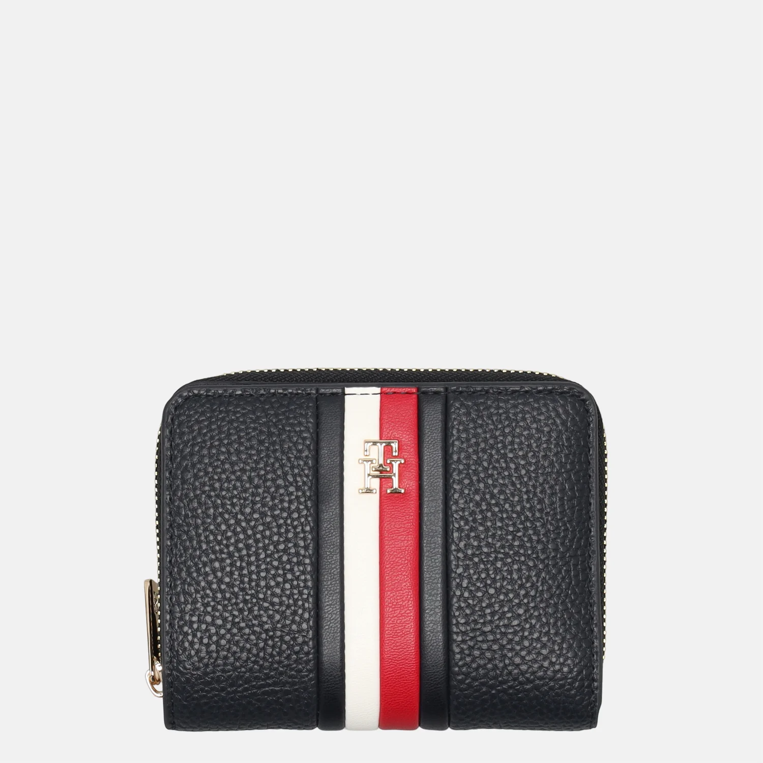 Tommy Hilfiger Icon ziparound ritsportemonnee M space blue bij Duifhuizen