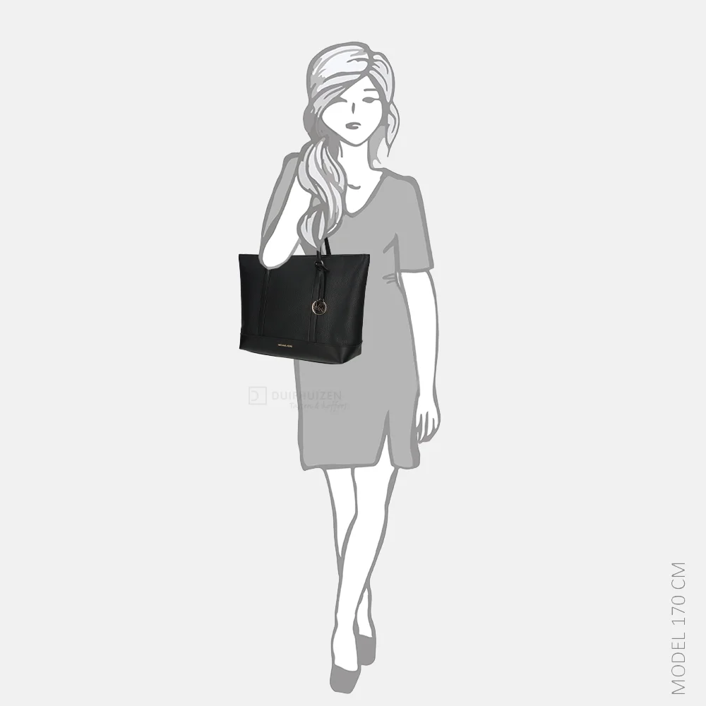 Michael Kors Andie tote shopper M black bij Duifhuizen