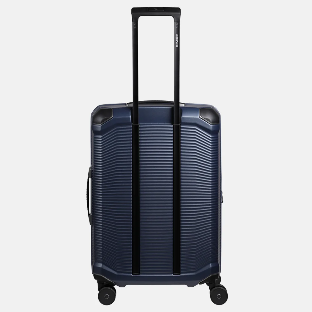 Travelite Millennium spinner reiskoffer 67 cm navy bij Duifhuizen