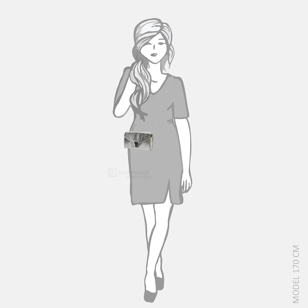 Bear Design Pascalle clutch zilver bij Duifhuizen