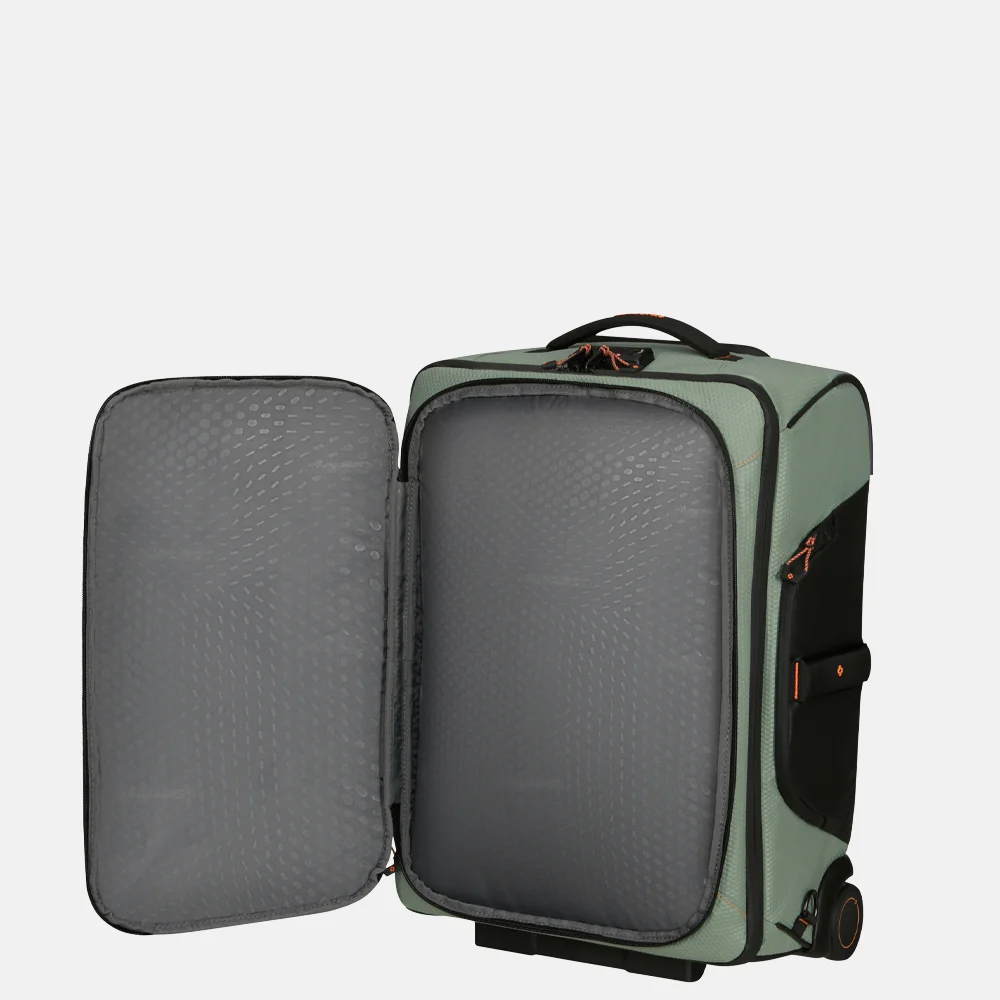 Samsonite Ecodiver rugzak/reistas op wielen light sage bij Duifhuizen