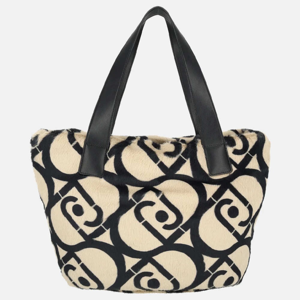 Liu Jo Verry shopper neutro/nero bij Duifhuizen