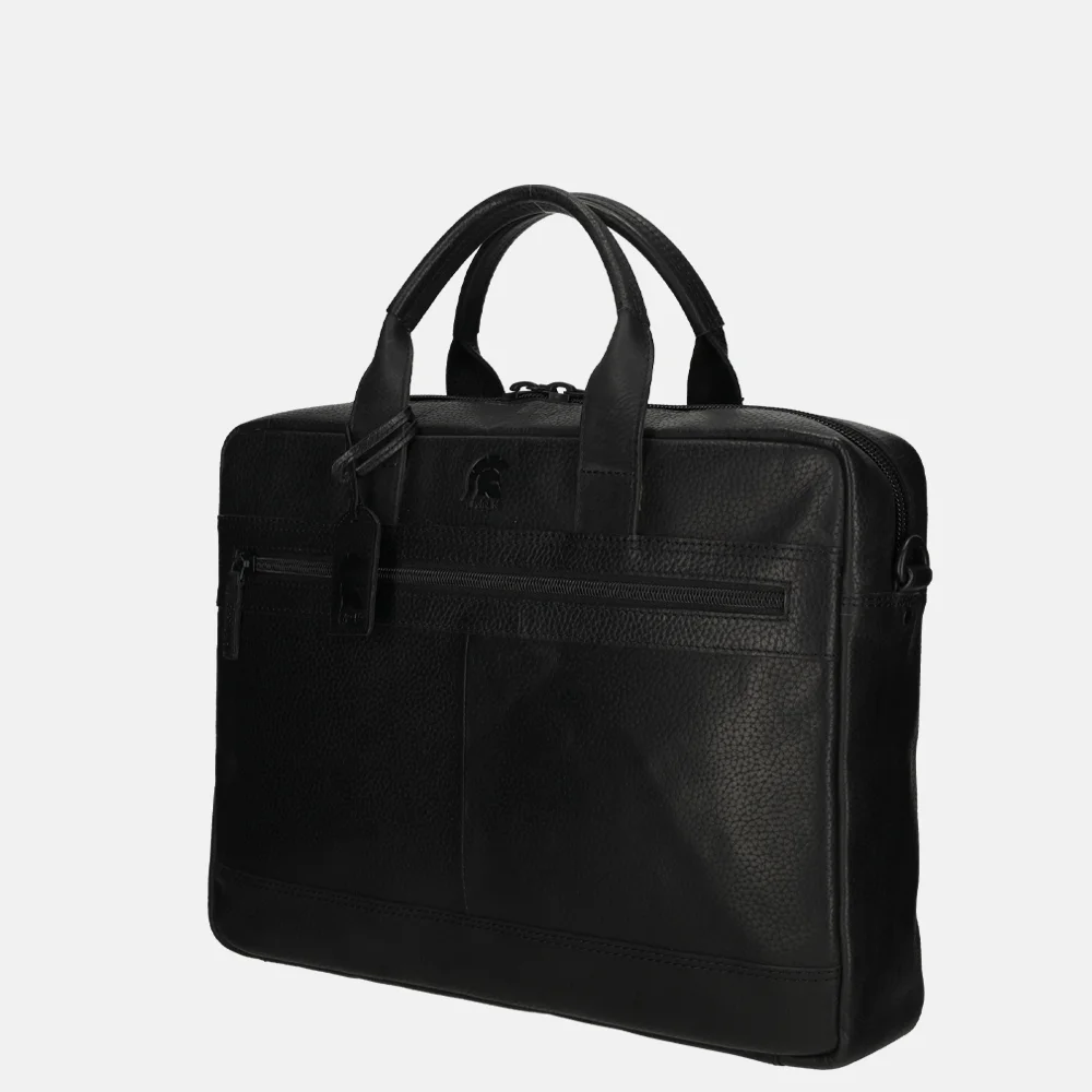 Pylos 59 Sarda laptoptas 15 inch black bij Duifhuizen