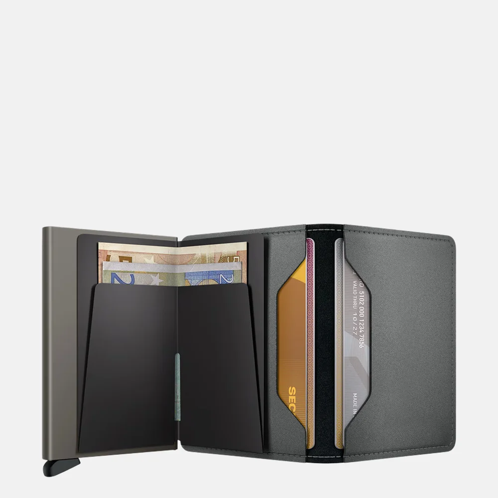 Secrid Slimwallet pasjeshouder matte satin steel bij Duifhuizen