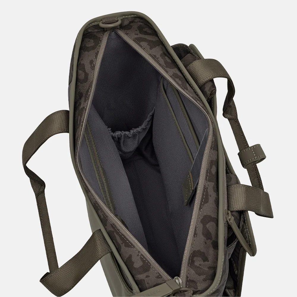 Kapten & Son Lindby Pro laptoprugzak dark brown bij Duifhuizen