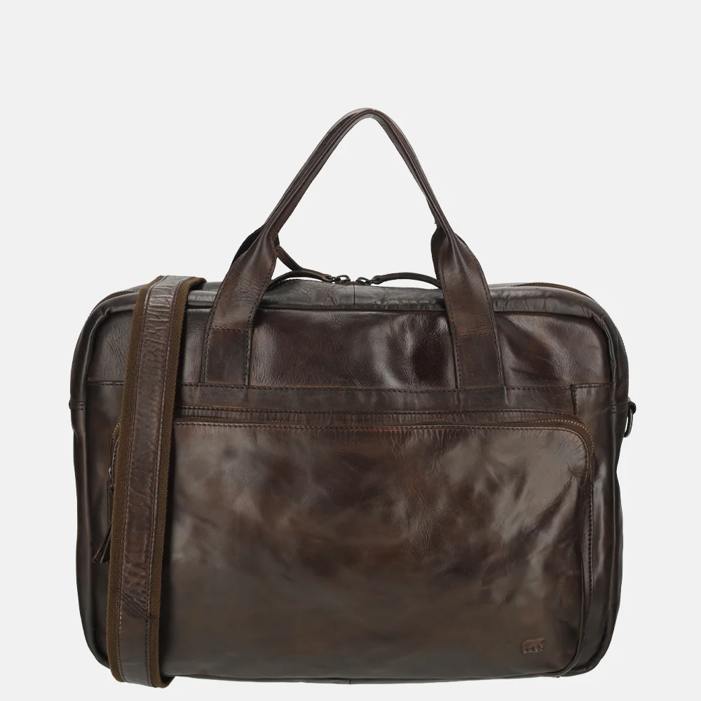 Bear Design Dani A4tas laptoptas 17 inch donkerbruin