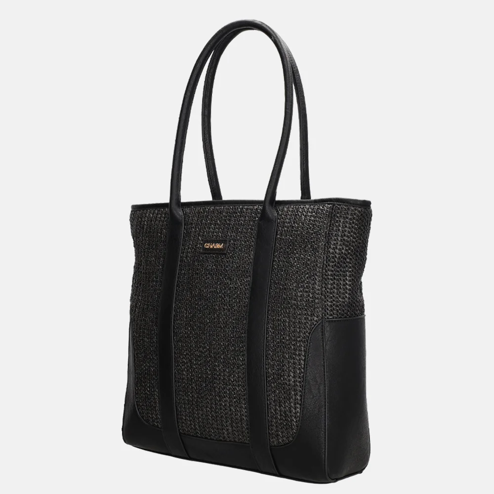 Charm London Hillingdon shopper zwart bij Duifhuizen