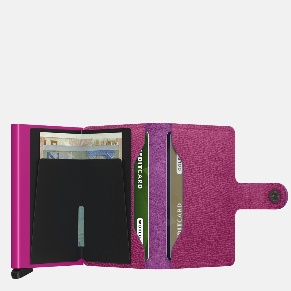 Secrid Miniwallet pasjeshouder crisple fuchsia bij Duifhuizen