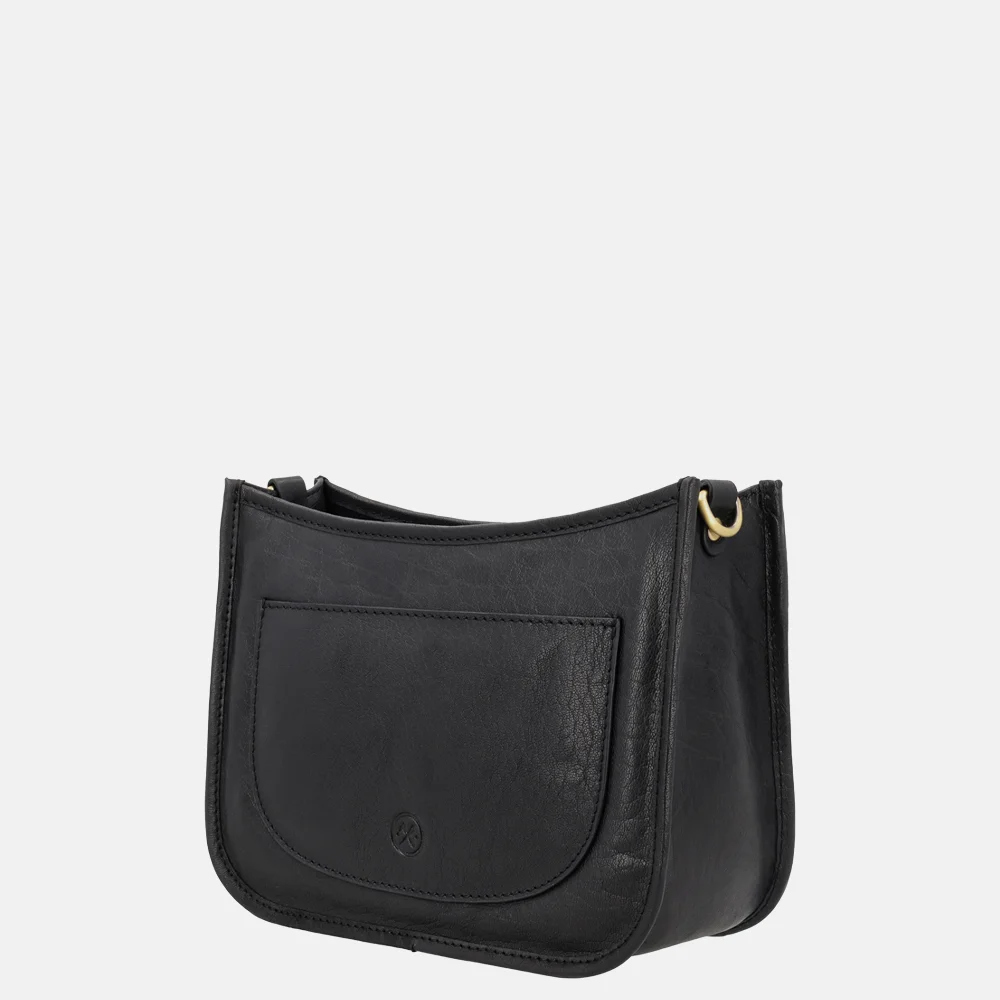 Hide & Stitches Jura crossbody tas zwart bij Duifhuizen