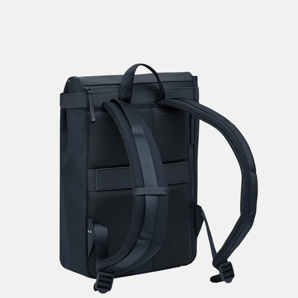 Kapten & Son Fyn Pro rugzak 15 inch navy blue bij Duifhuizen