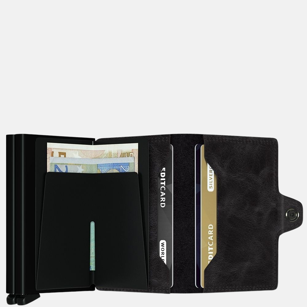 Secrid Twinwallet pasjeshouder black vintage bij Duifhuizen