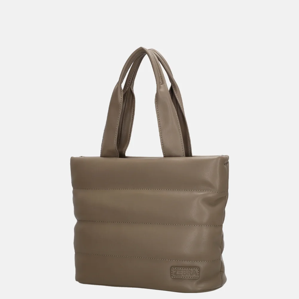 Zebra Trends Evie handtas taupe bij Duifhuizen