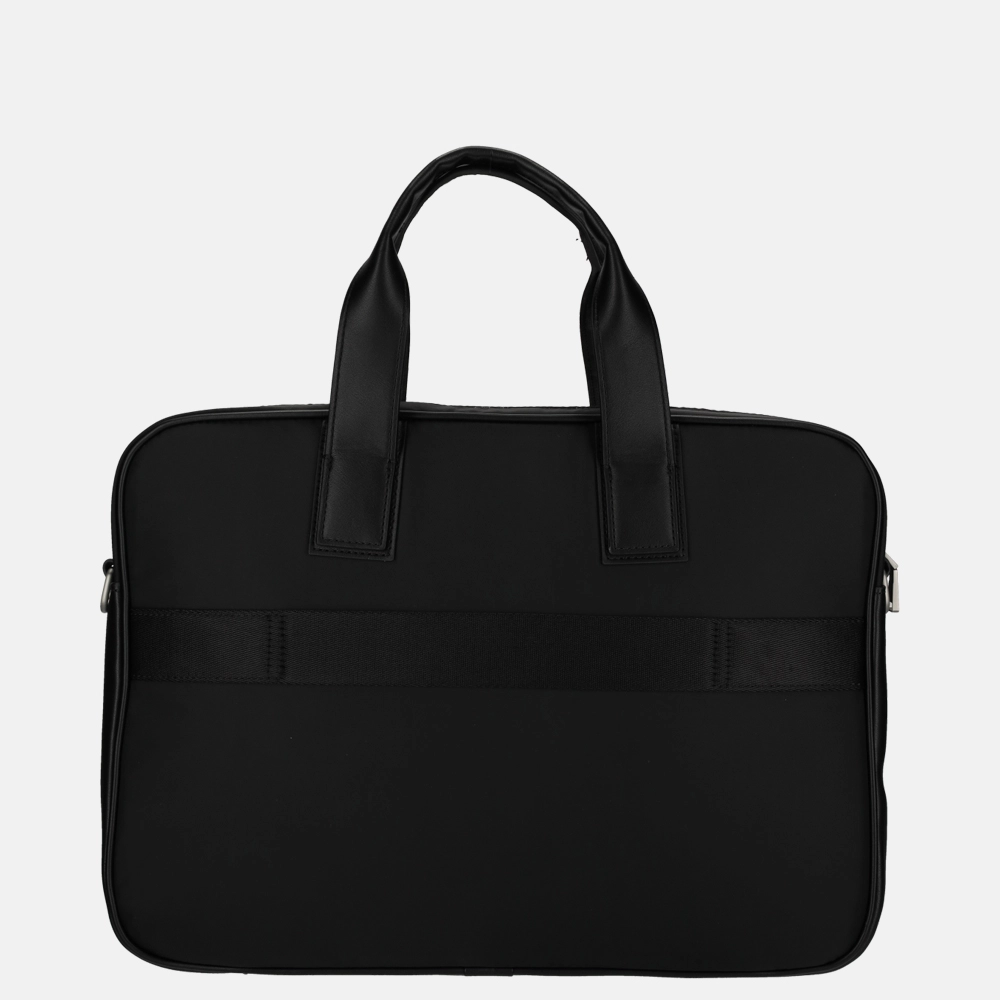 Tommy Hilfiger Repreve laptoptas black bij Duifhuizen