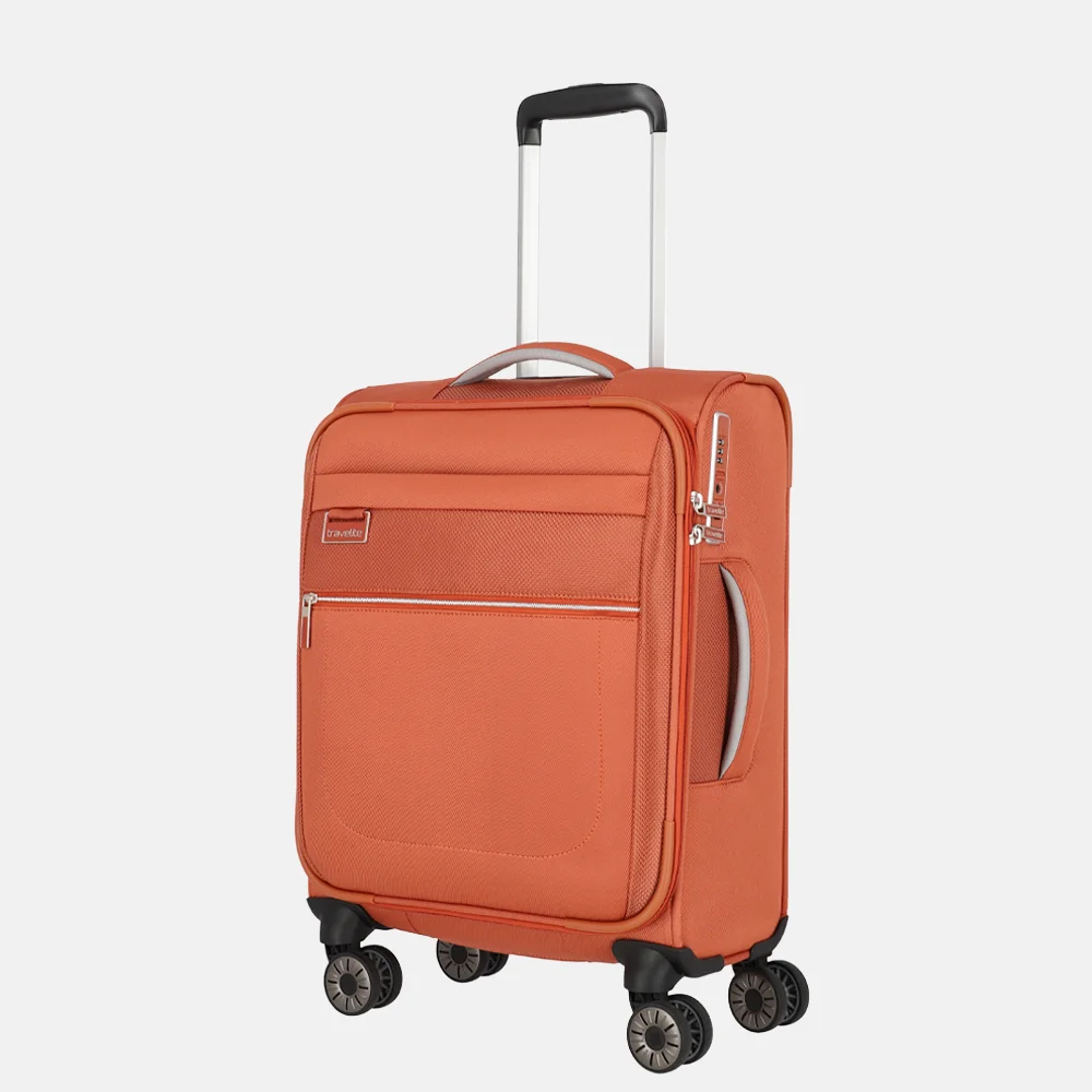 Travelite Miigo handbagage koffer 55 cm copper/chuntey bij Duifhuizen