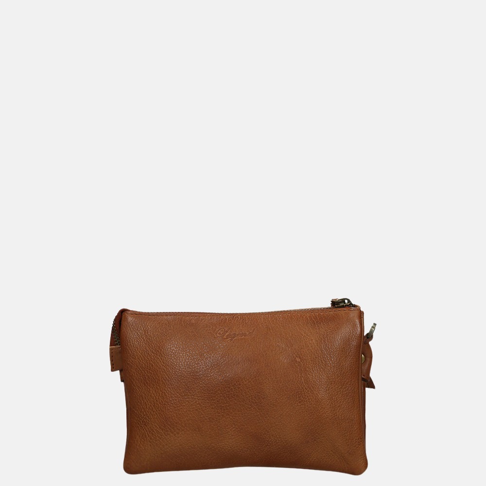 Legend Como clutch/crossbody tas cognac bij Duifhuizen
