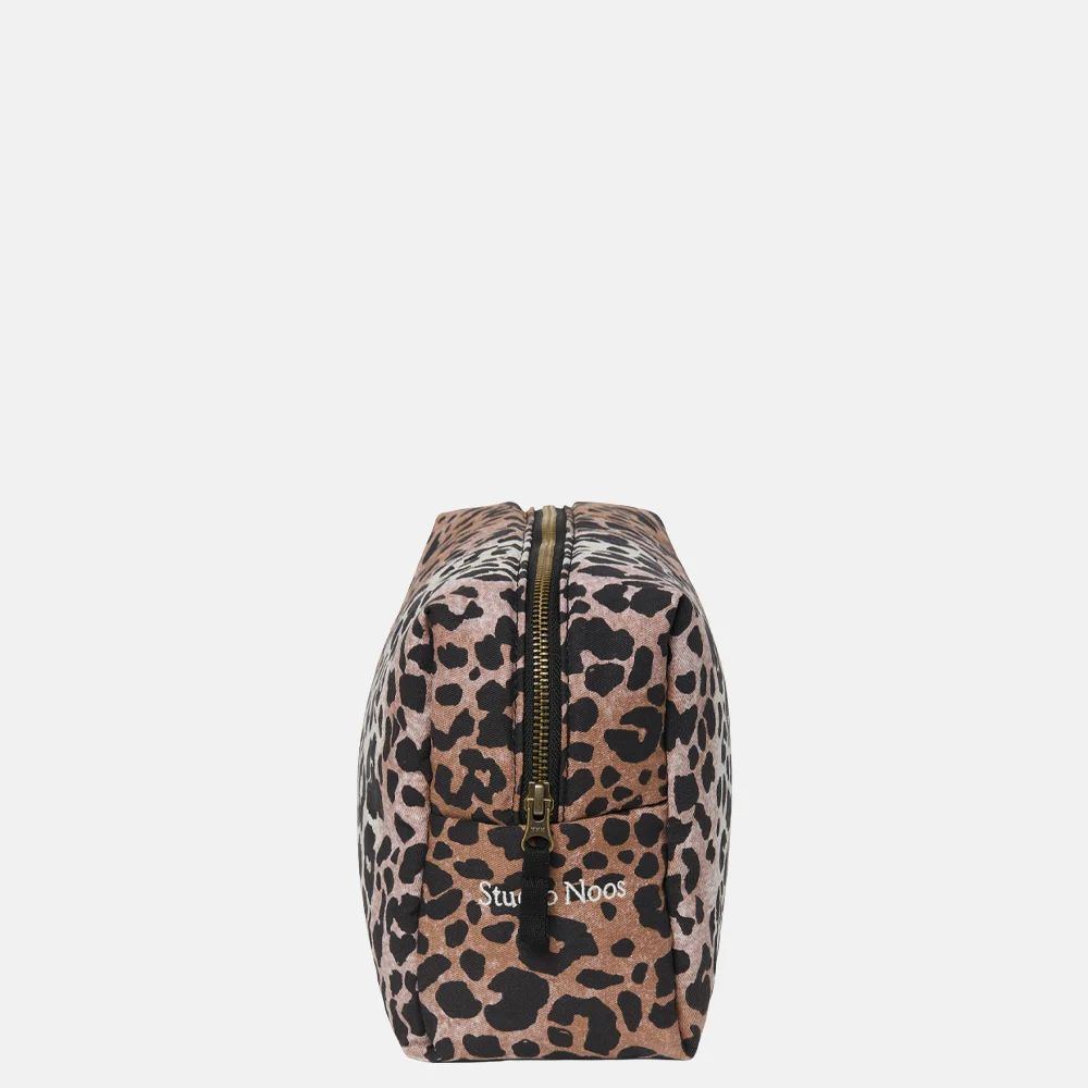 Studio Noos soft cotton toilettas hazel leopard bij Duifhuizen