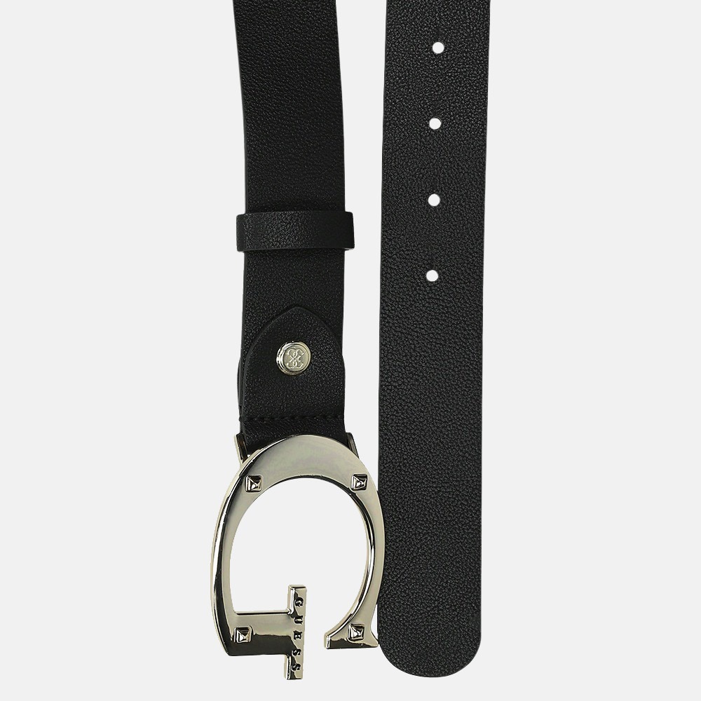 Guess Camilla riem 3.5 cm black bij Duifhuizen