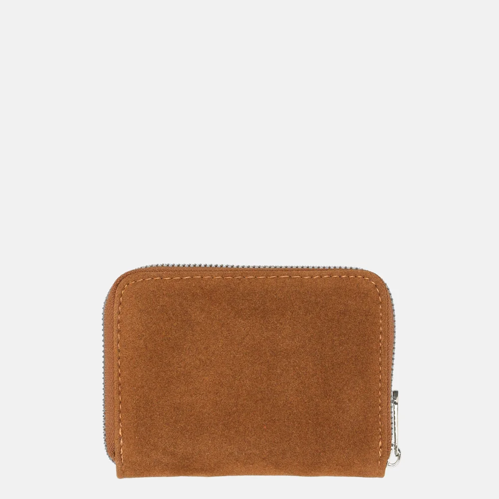 Flora & Co Suedine portemonnee S camel bij Duifhuizen