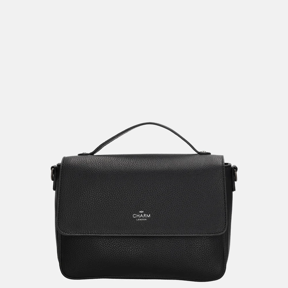 Charm London Mulberry street crossbody tas zwart bij Duifhuizen