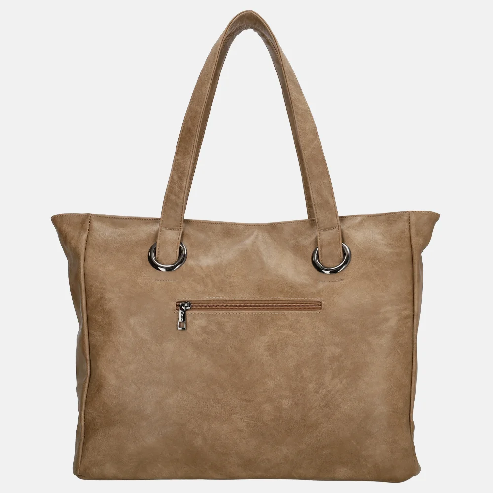 Charm London Liberty shopper 15 inch taupe bij Duifhuizen