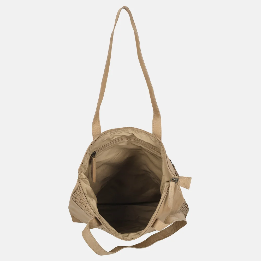 Enrico Benetti Sicily shopper lichttaupe bij Duifhuizen