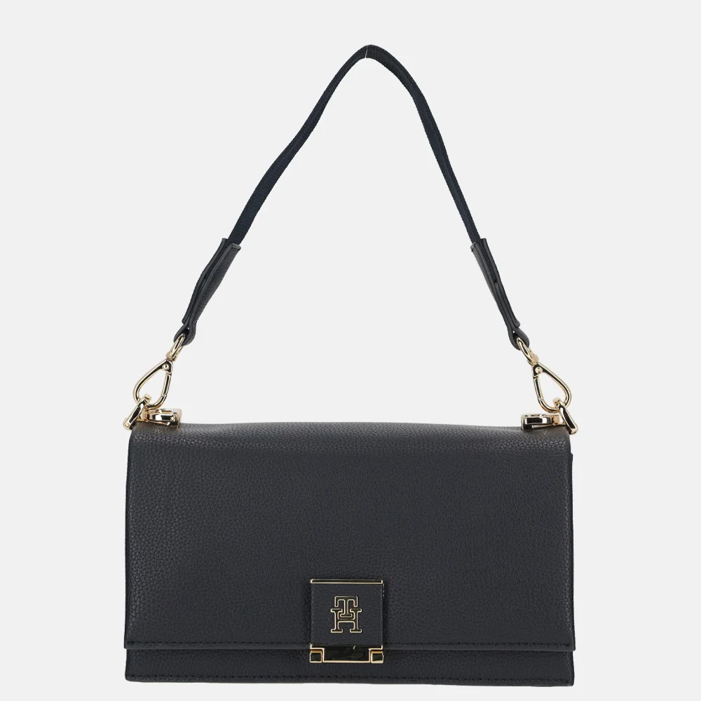 Tommy Hilfiger crossbody tas M space blue bij Duifhuizen