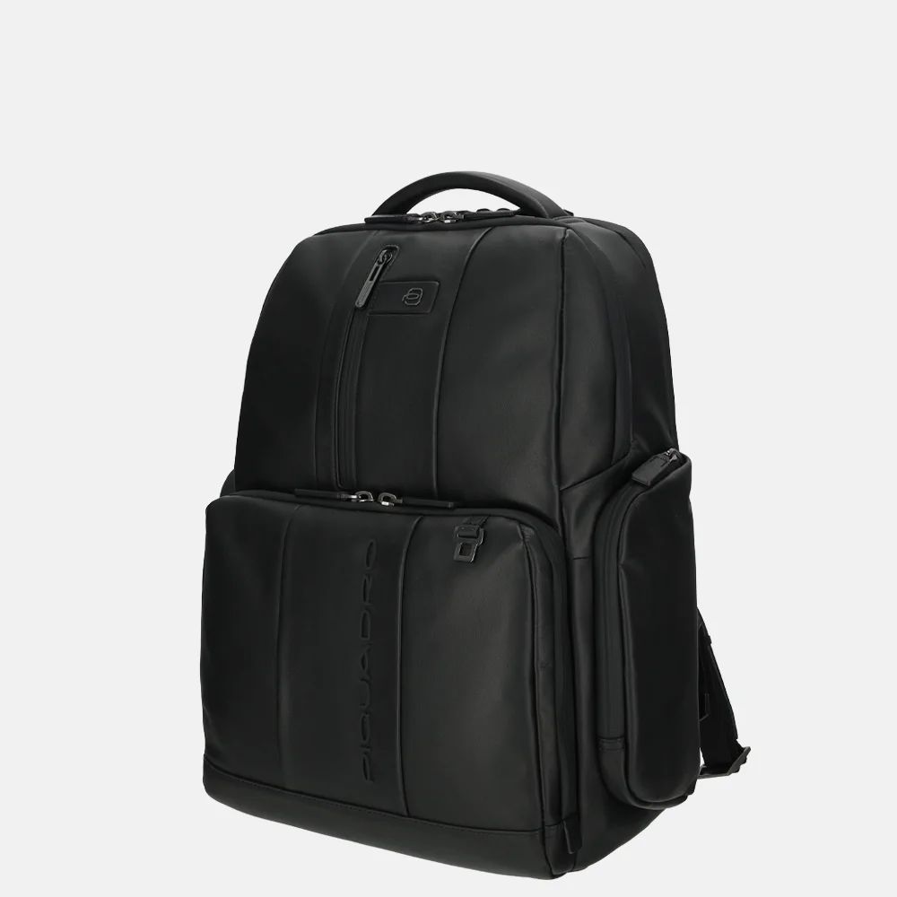 Piquadro Urban laptoprugzak 15 inch nero bij Duifhuizen
