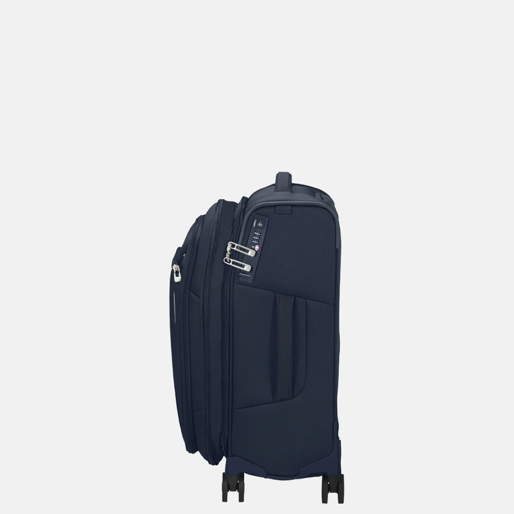 Samsonite Respark Length handbagage koffer 55 cm midnight blue bij Duifhuizen