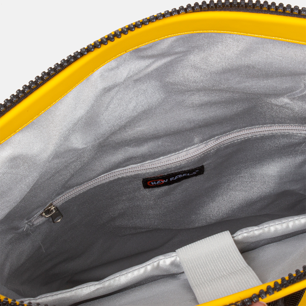New Rebels Mart laptop rugzak 15 inch yellow bij Duifhuizen