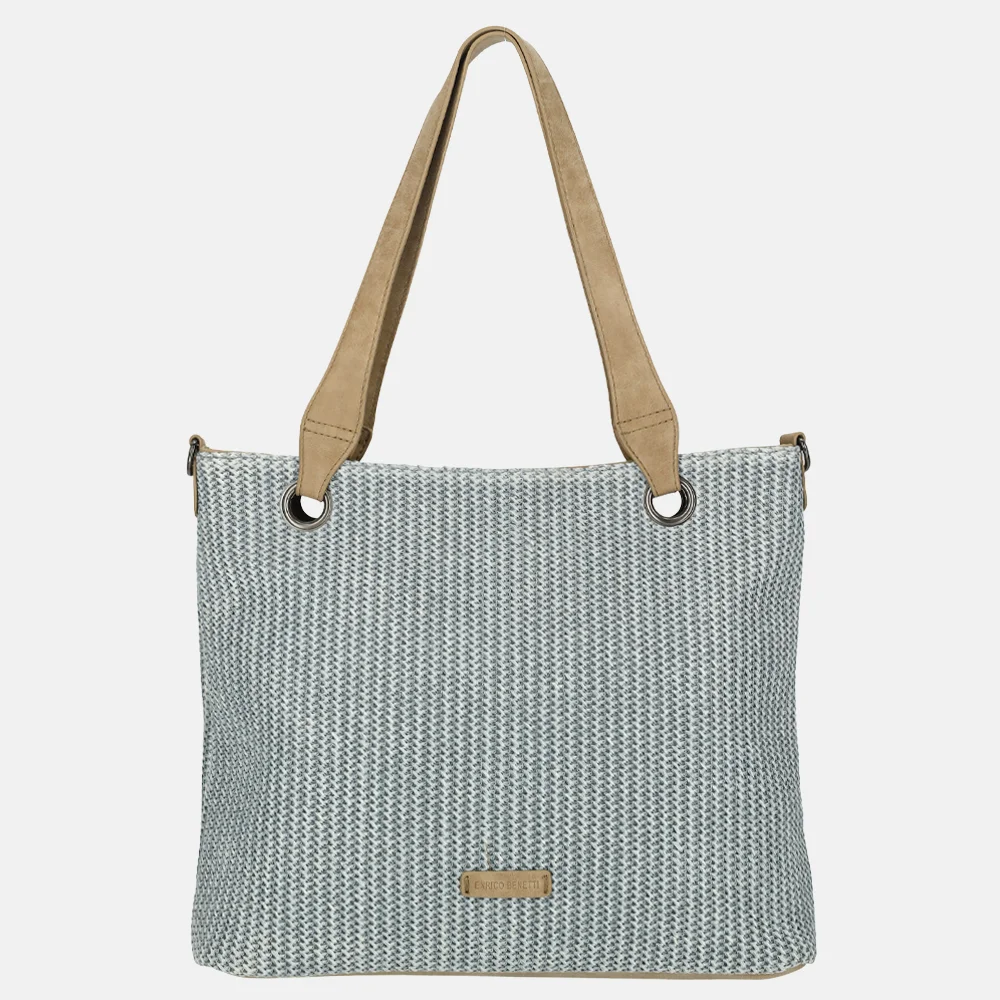 Enrico Benetti Summer shopper M lichtblauw bij Duifhuizen