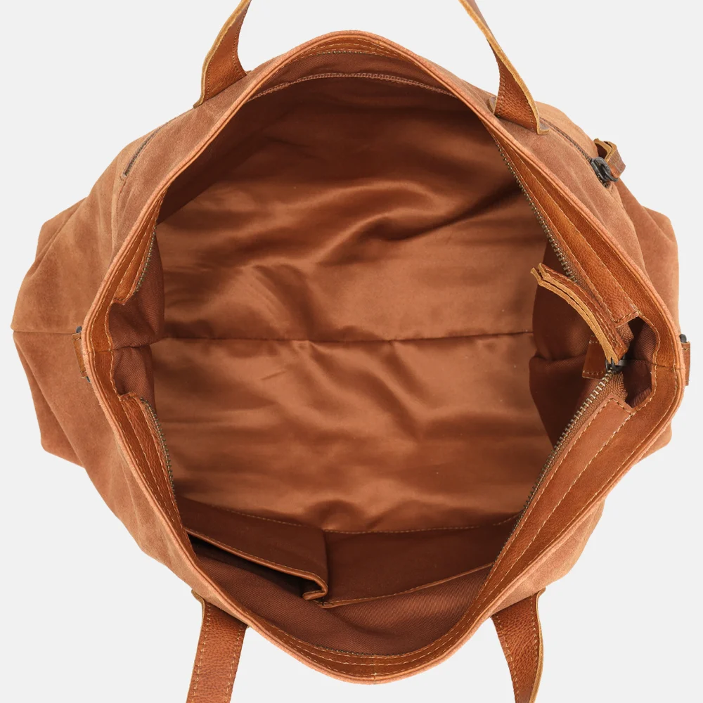 Bear Design shopper L cognac bij Duifhuizen