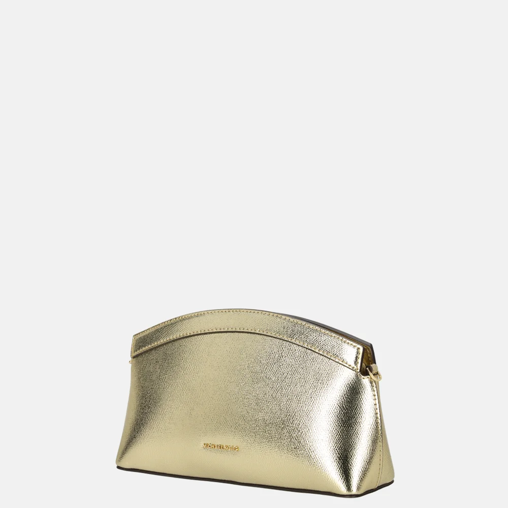 Michael Kors Dome crossbody tas S pale gold bij Duifhuizen