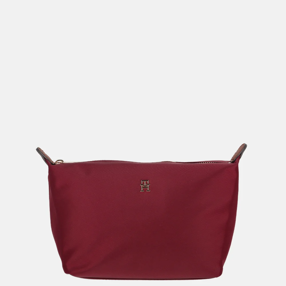 Tommy Hilfiger Icon nylon toilettas deep rouge