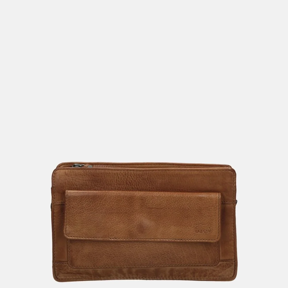 Bear Design crossbody tas cognac bij Duifhuizen