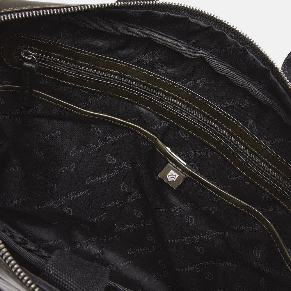 Castelijn & Beerens Limited Edition Rien laptoptas 15.6 inch dark militairy bij Duifhuizen